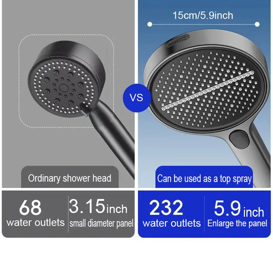 Shower Head Hose&Bracket,Shower Head Set With 1.5m Hose,Bathroom ShowerEquipment